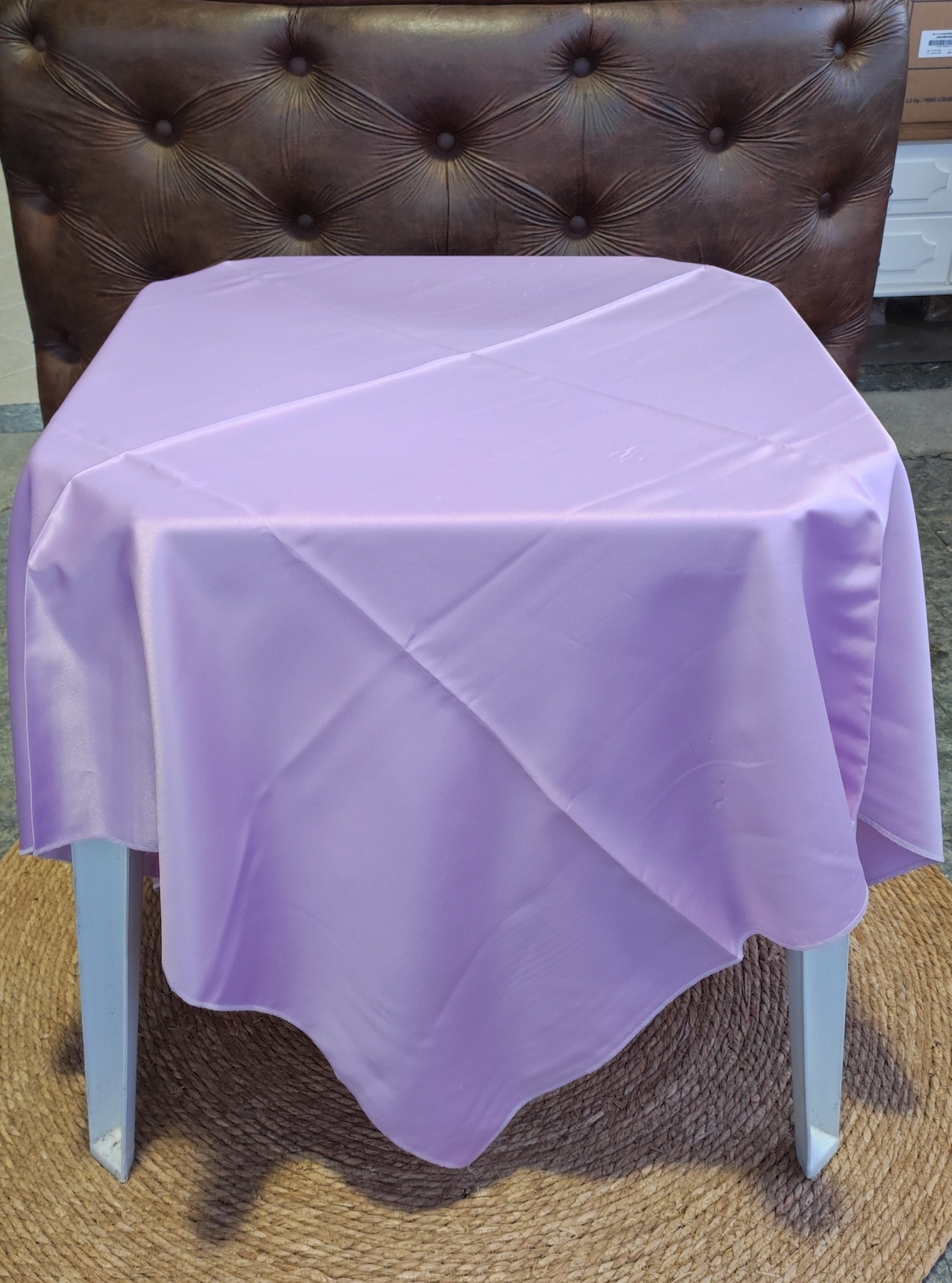 Cm 1.40m cetim lilás