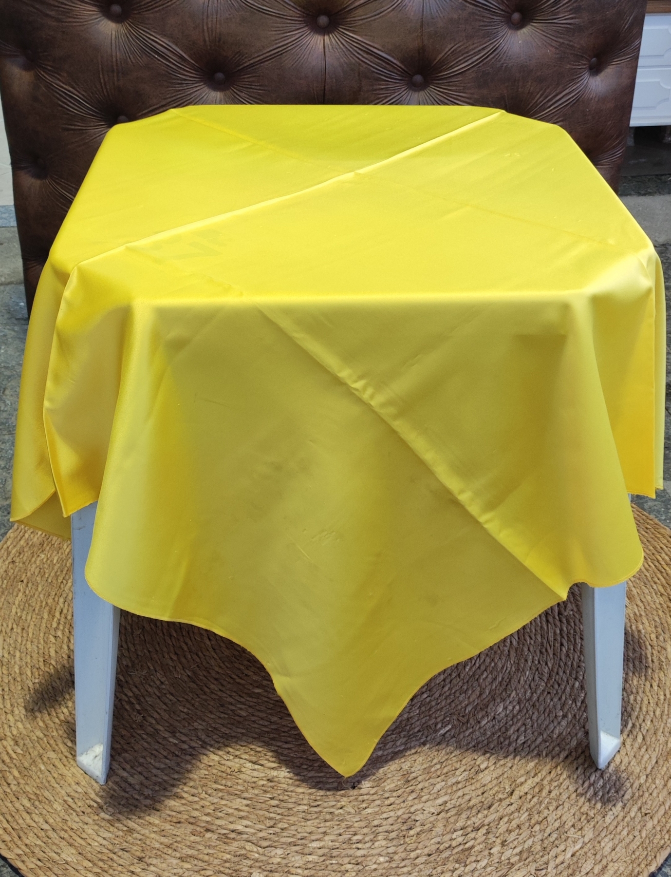 Cm 1.40m cetim amarelo