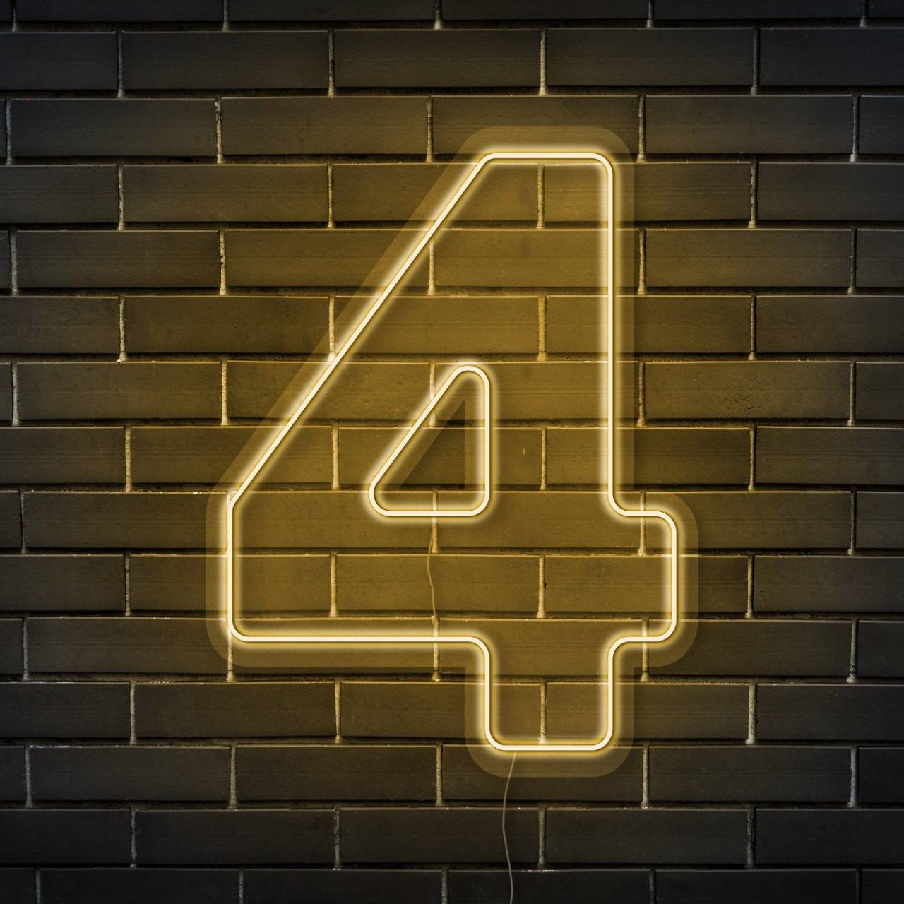 NÚMERO 4 NEON