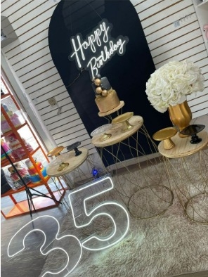 KIT PRETO E DOURADO C/ CILINDROS DE FERRO 