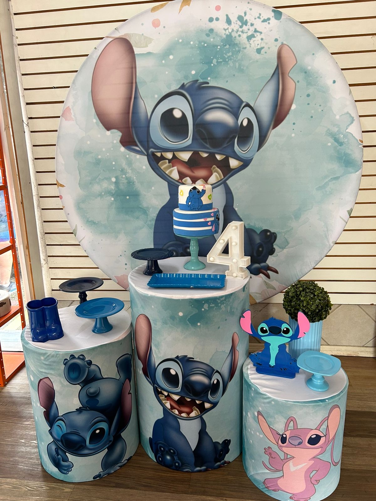 Stitch azul menino
