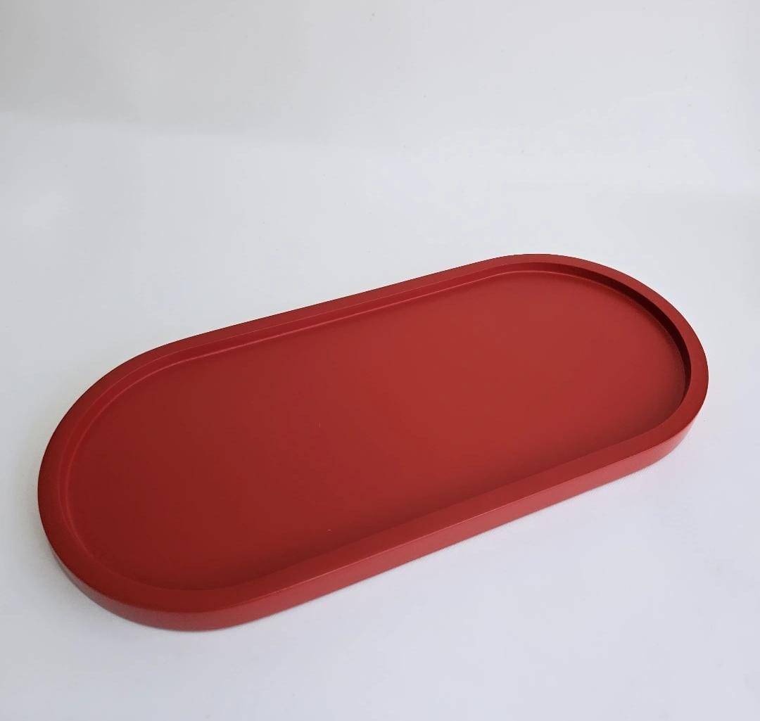 Bandeja mood vermelha M 30cm