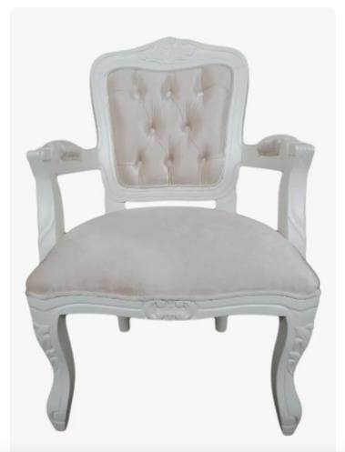 CADEIRA LUIZ XV MINI BRANCA