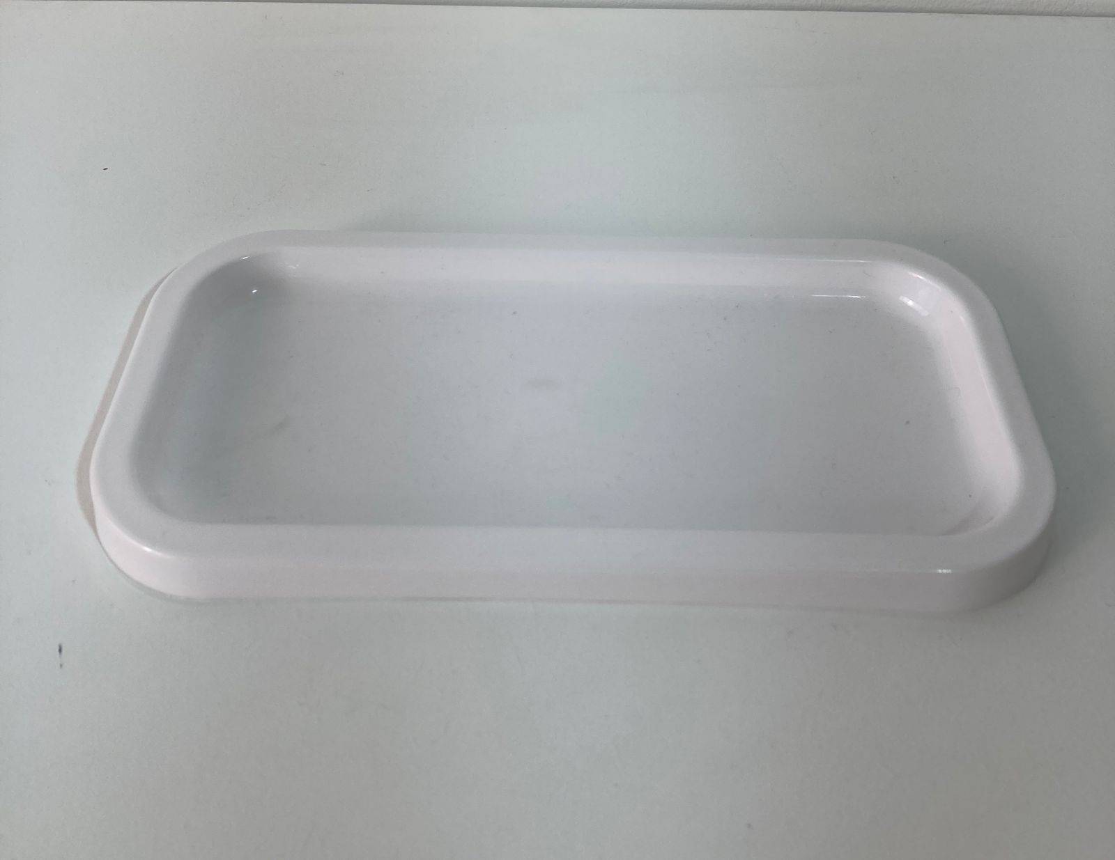 Bandejas Brancas Polietileno Retangular