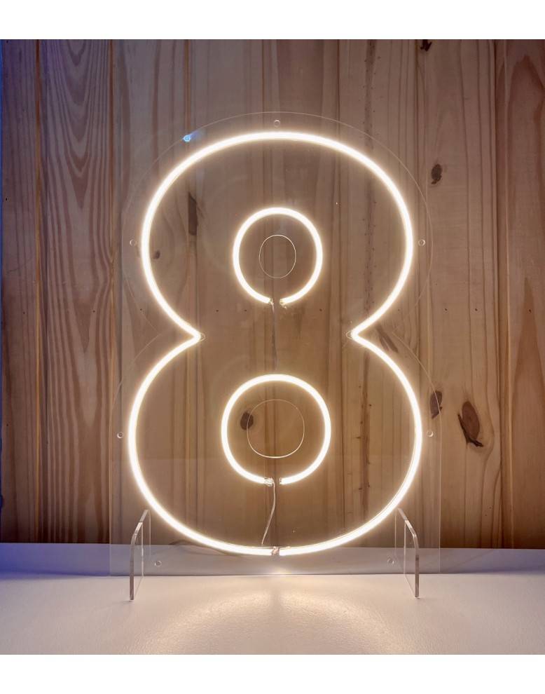 Número 8 LED
