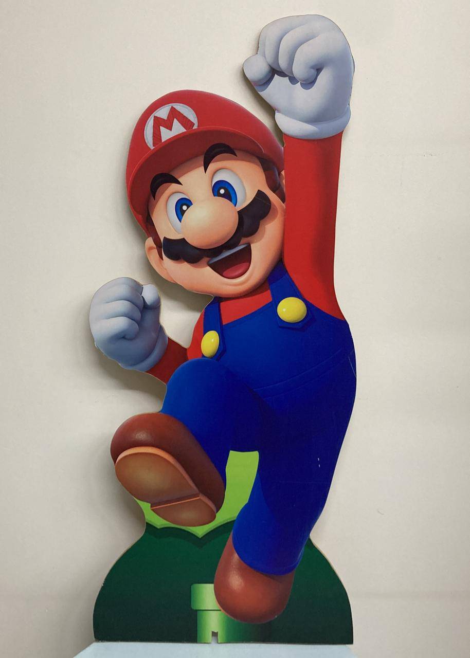 Display Super Mario Chão MDF