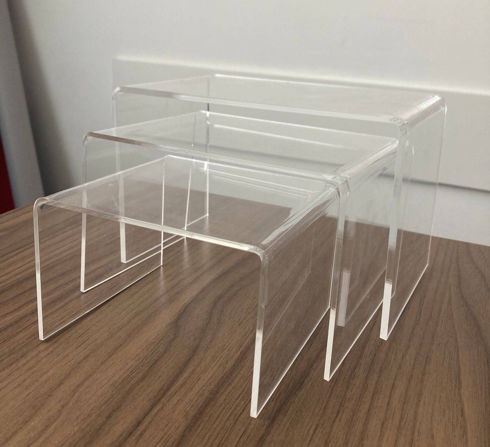 Trio Suporte Doces Acrílico (Banquinhos) M