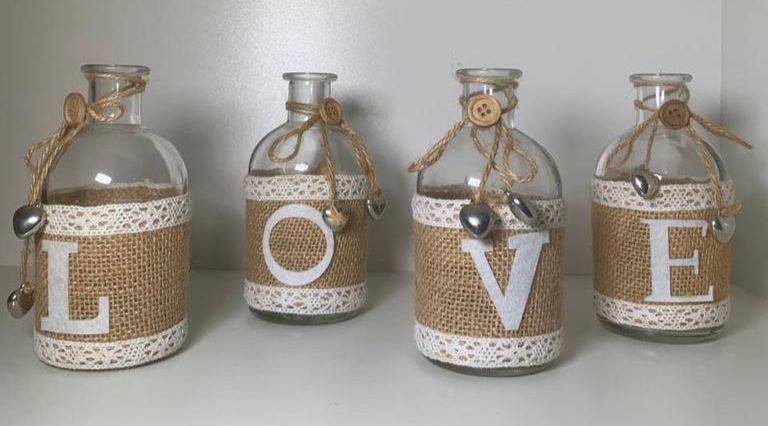 Kit Love Garrafinhas