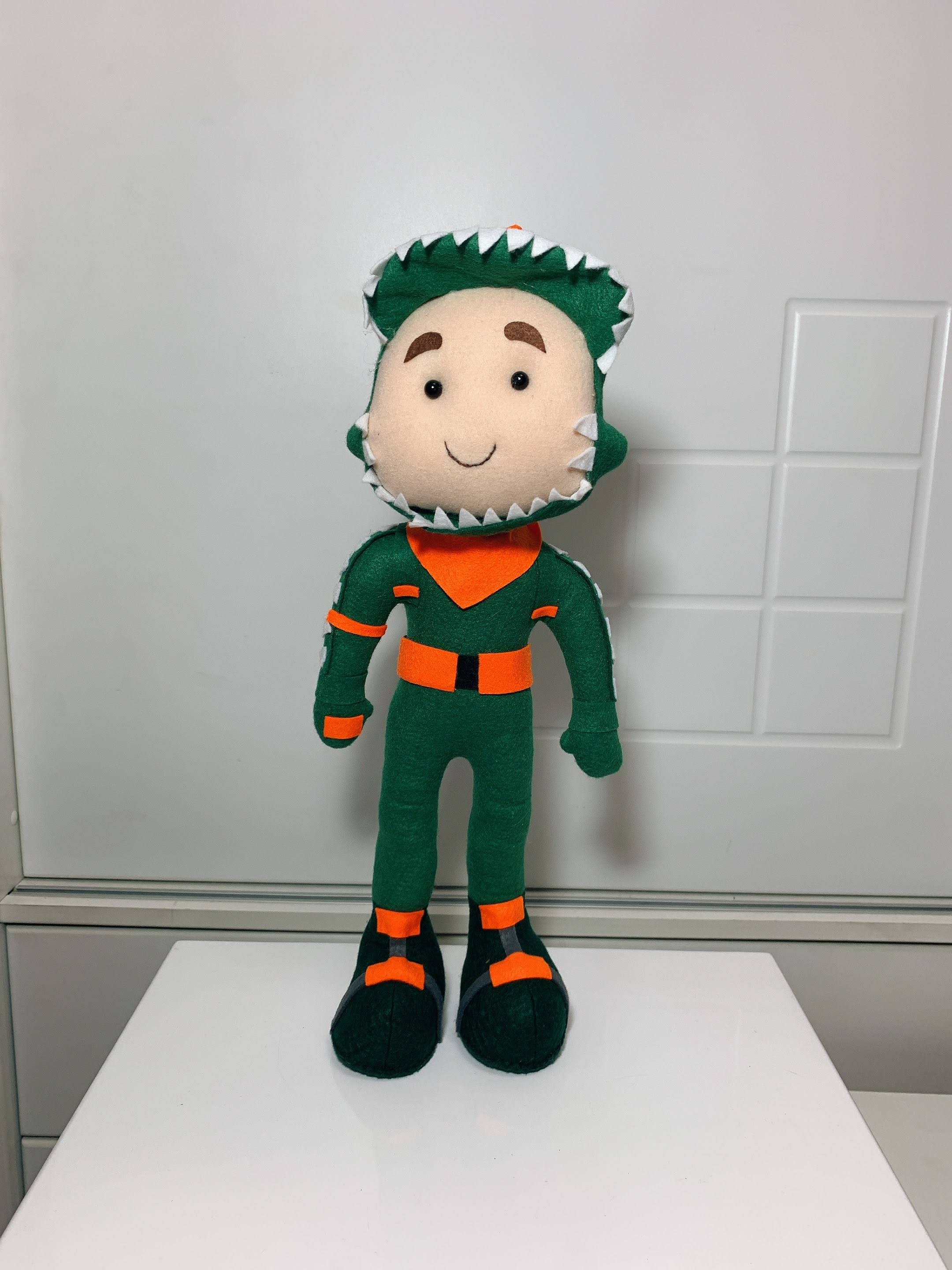 Boneco Jacaré Feltro