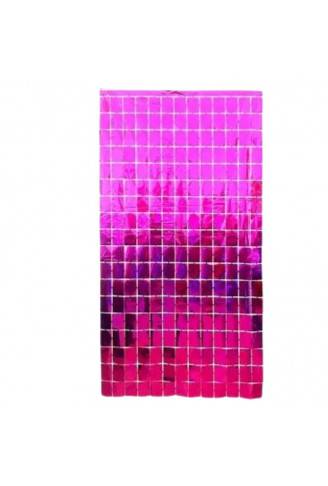 Cortina Pink Metalizada