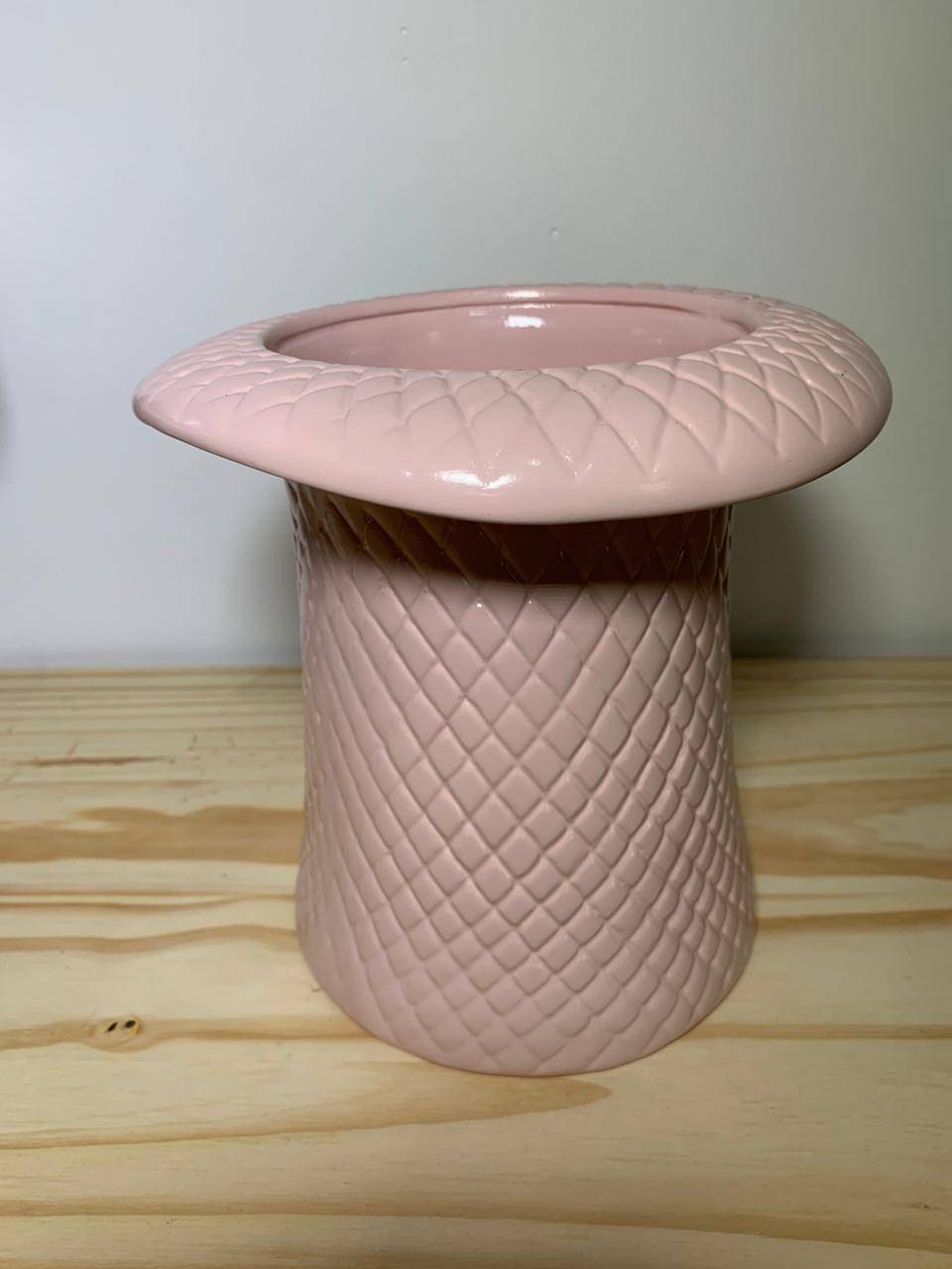 Cartola Rosa Porcelana