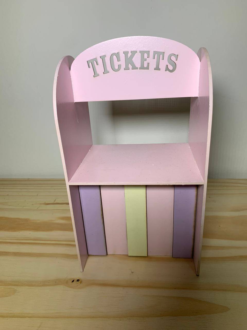 Barraquinha Tickets Rosa Candy MDF