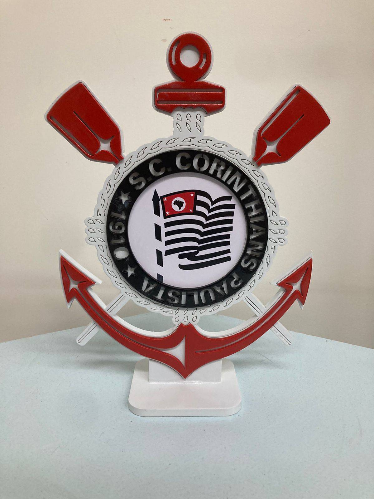 Display Corinthians Emblema MDF