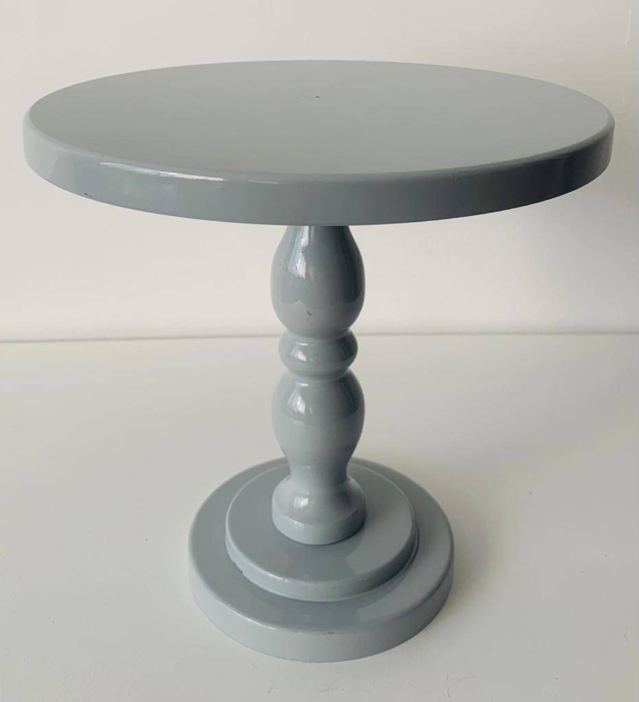 Boleira DC Cinza Pés Torneados Laka M