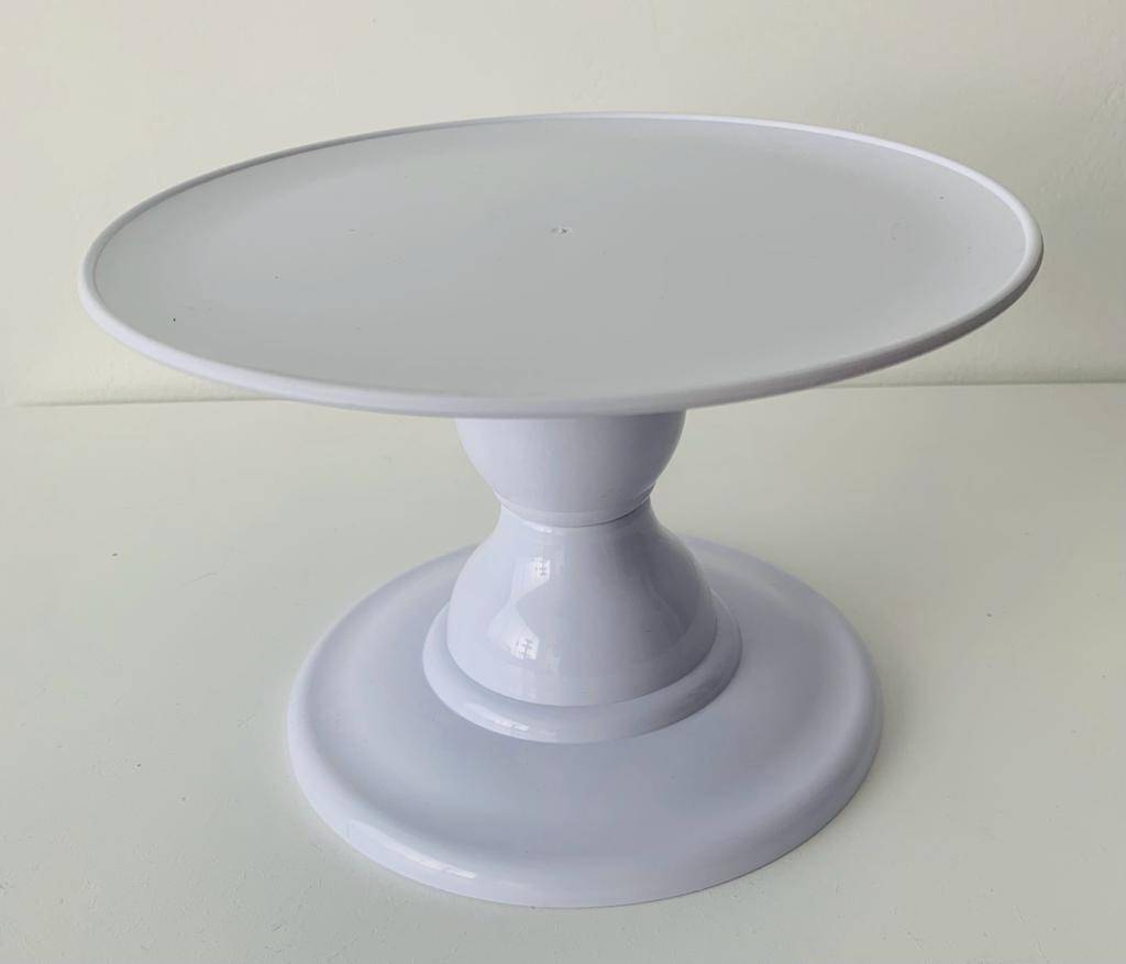 Boleira Pé Torneado ABS SB Branco P