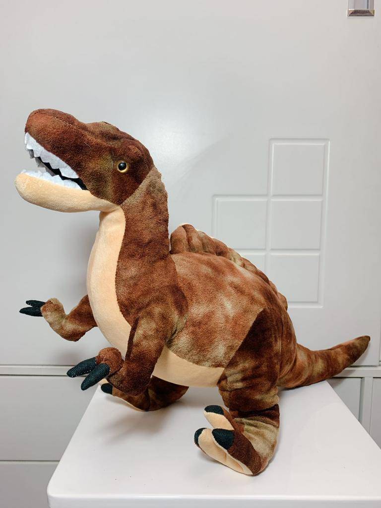 Dinossauro Marrom Pelúcia