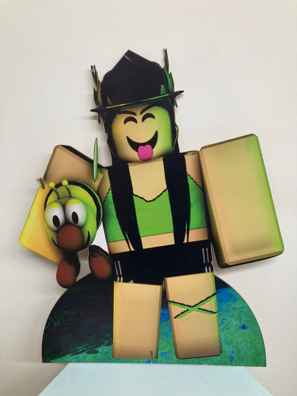 Display Roblox Roupa Verde