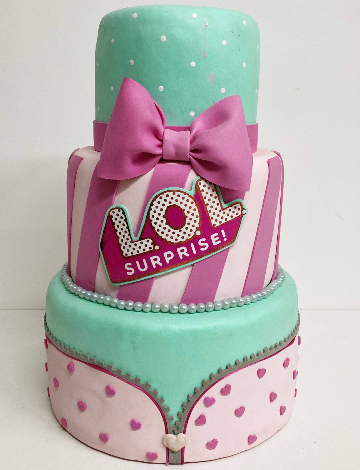 Bolo Fake Lol - 3 andares