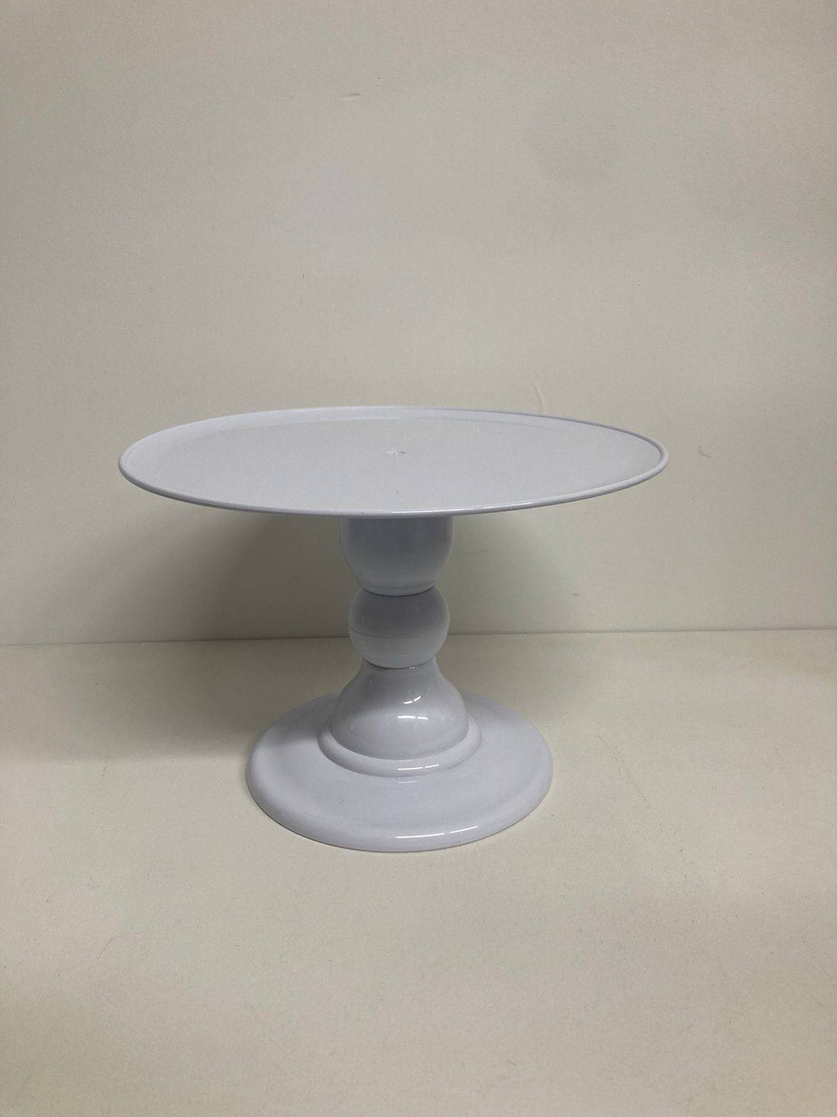 Boleira Branca ABS SB Pé Torneado M