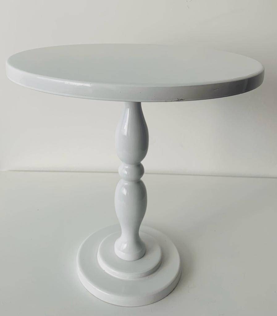 Boleira DC Branca Pé Torneado Laka G