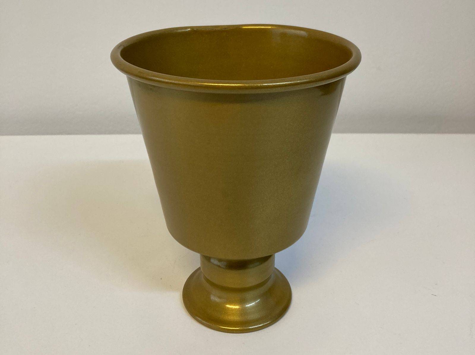 Mini Vaso Alumínio Dourado
