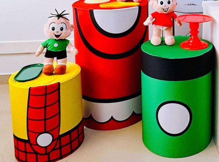 Trio De Cilindros Turma Da Monica