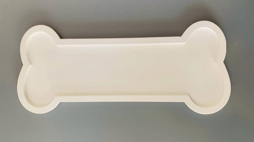 Bandeja Branca Pet Osso MDF M