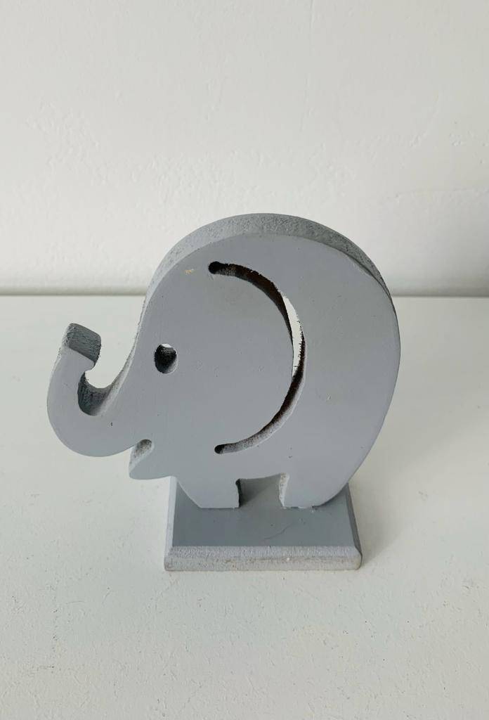 Elefante Cinza MDF (P)