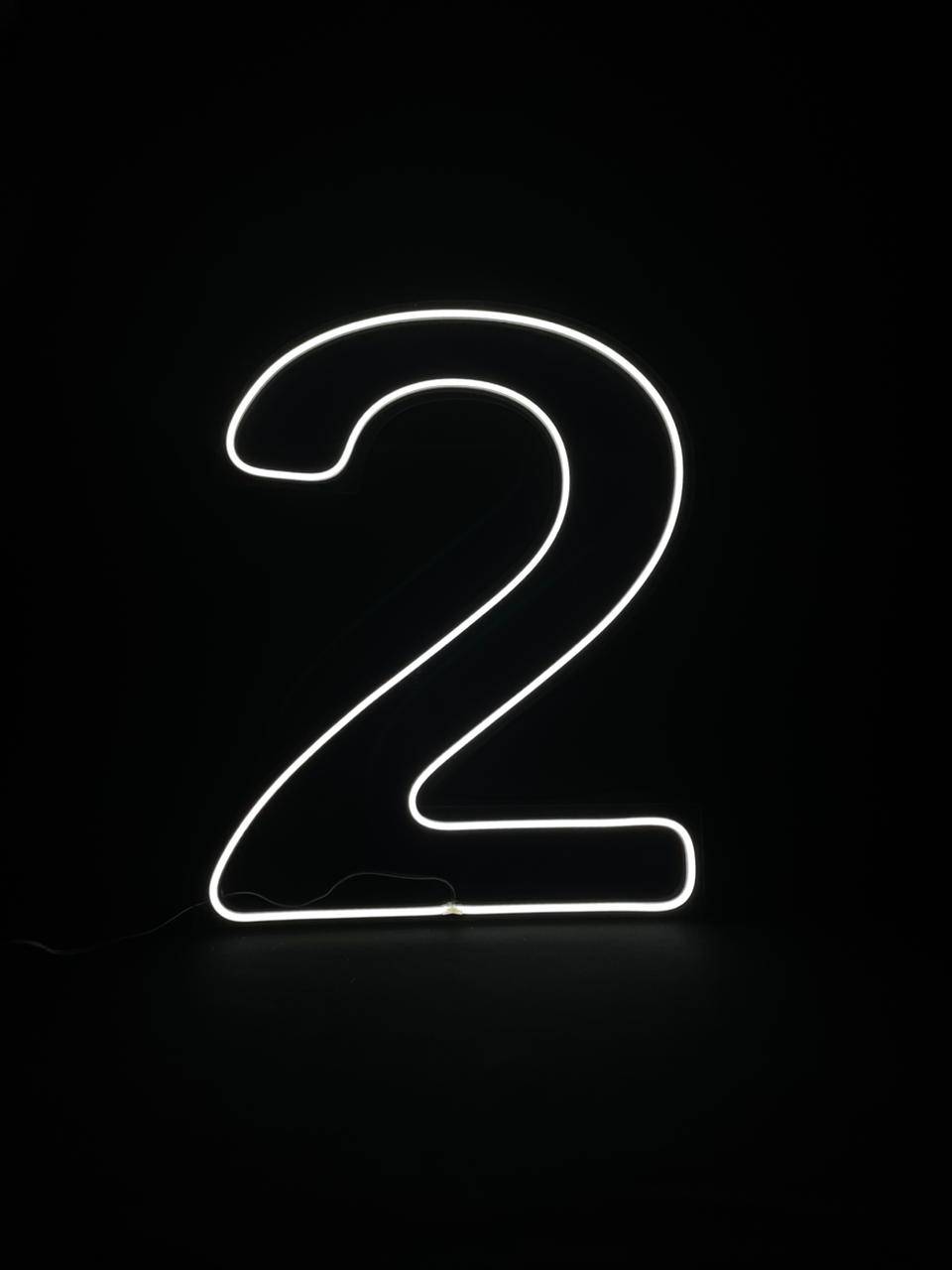 Número 2 LED