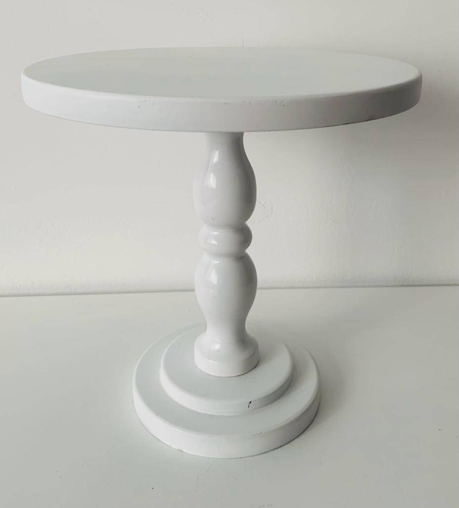 Boleira DC Branca Pé Torneado Laka M