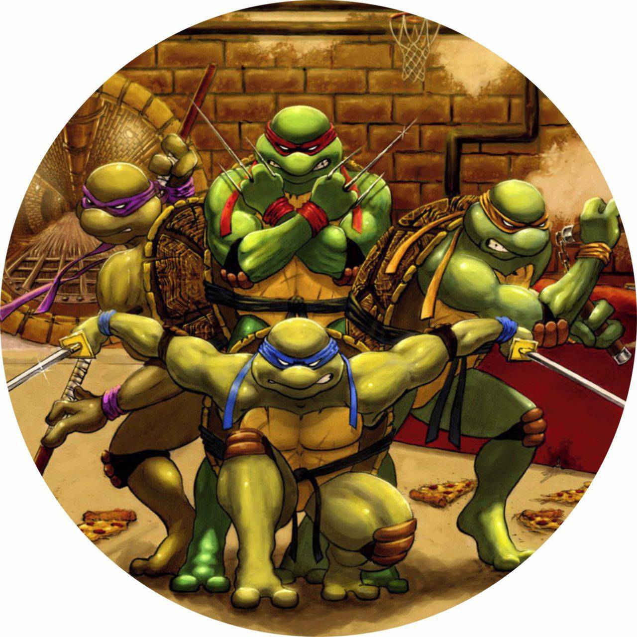 Painel Tartarugas Ninjas