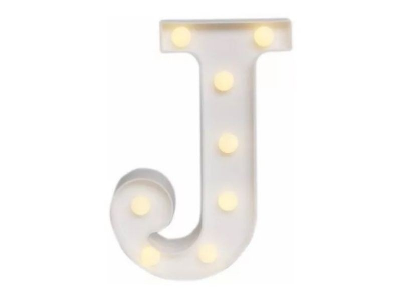 Letra "J" LED