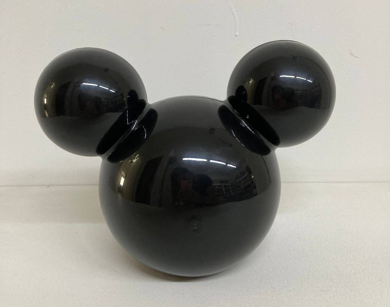 Cabeça Mickey Preta Plástico