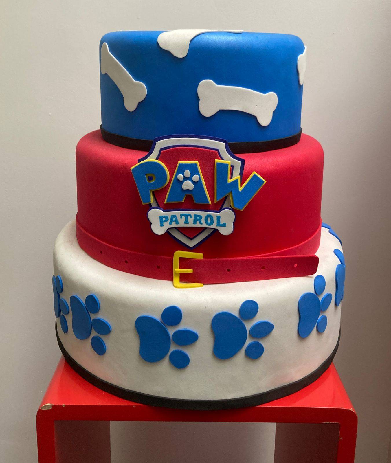 Bolo Fake Patrulha Canina - 3 andares