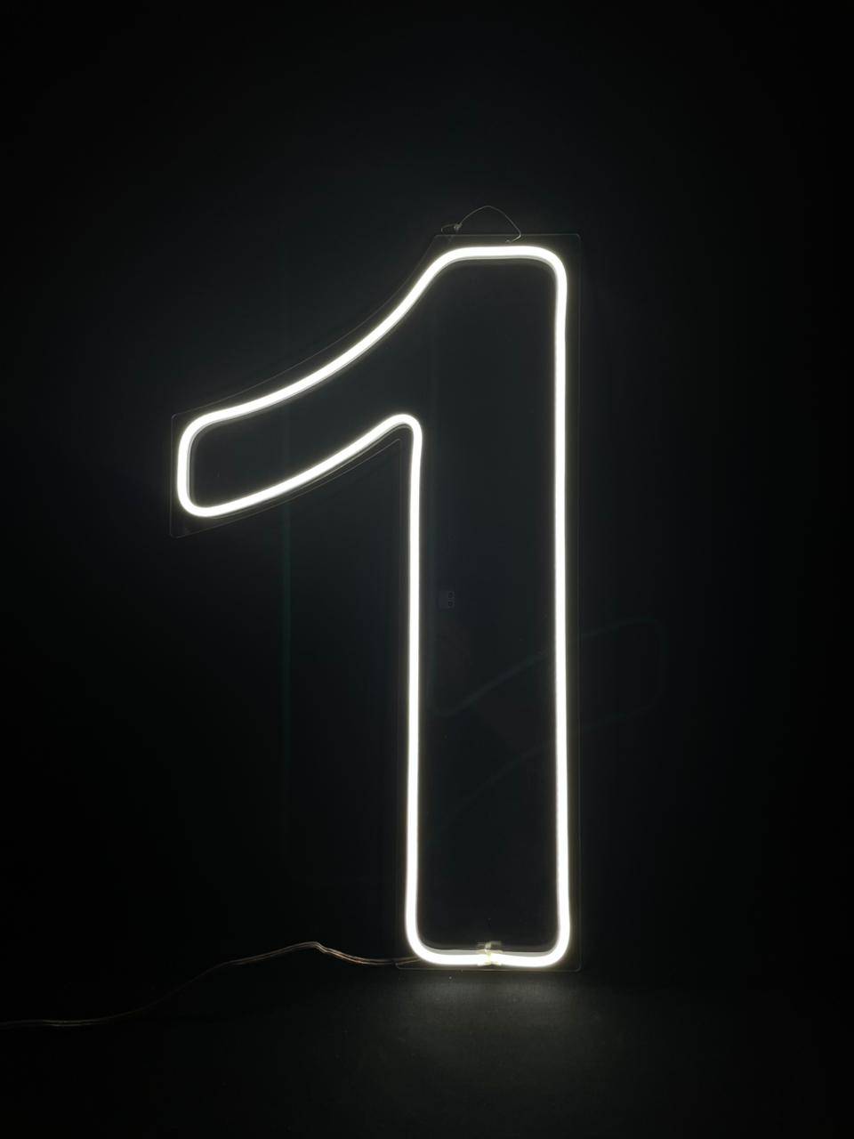 Número 1 LED