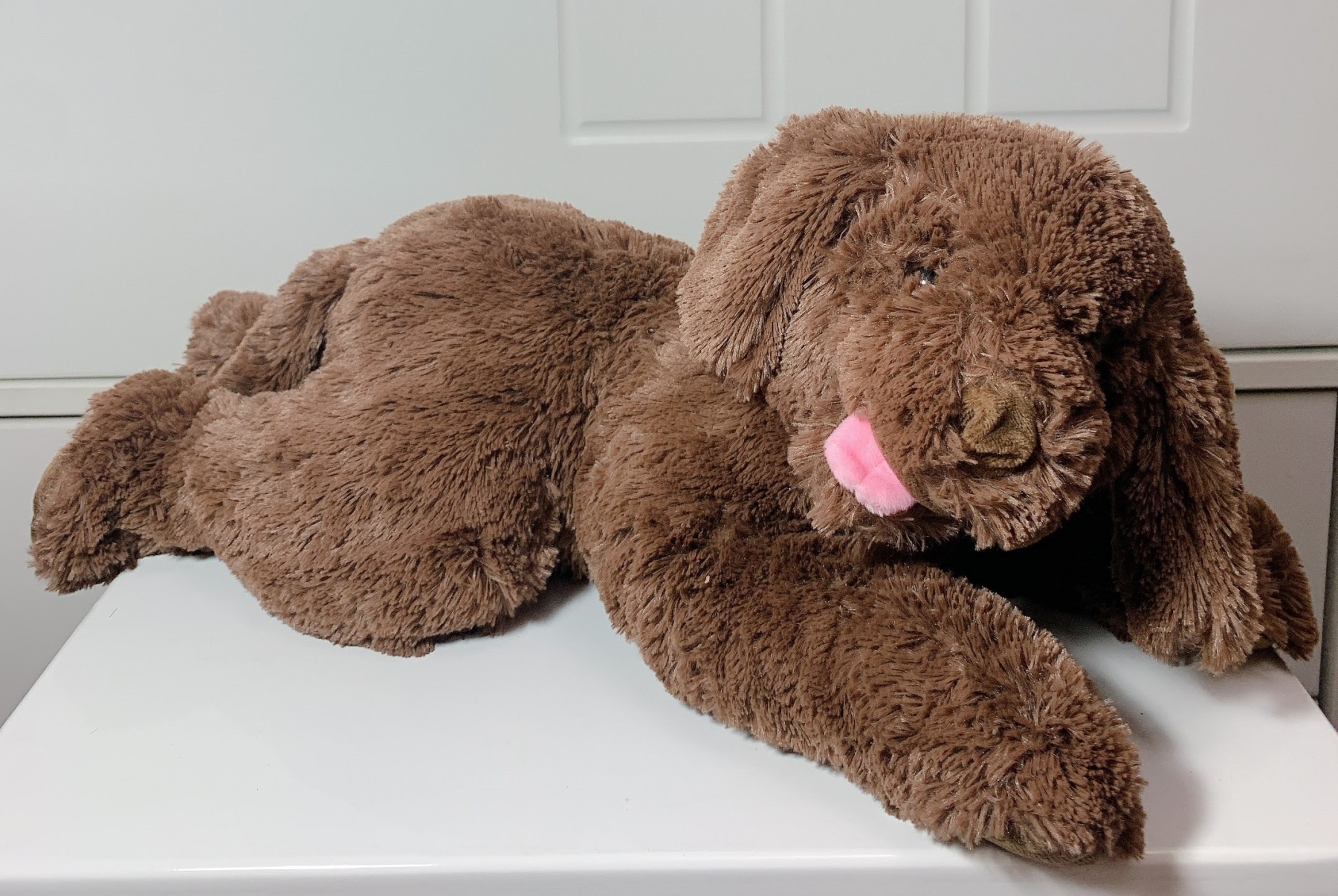 Cachorro Caramelo Escuro Pelúcia