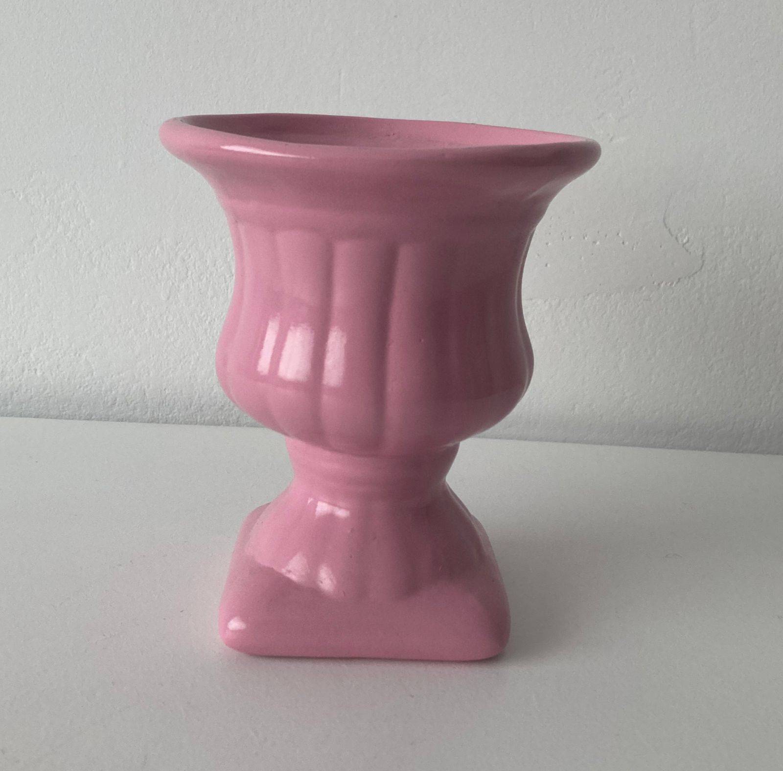 Mini Vaso Porcelana Rosa