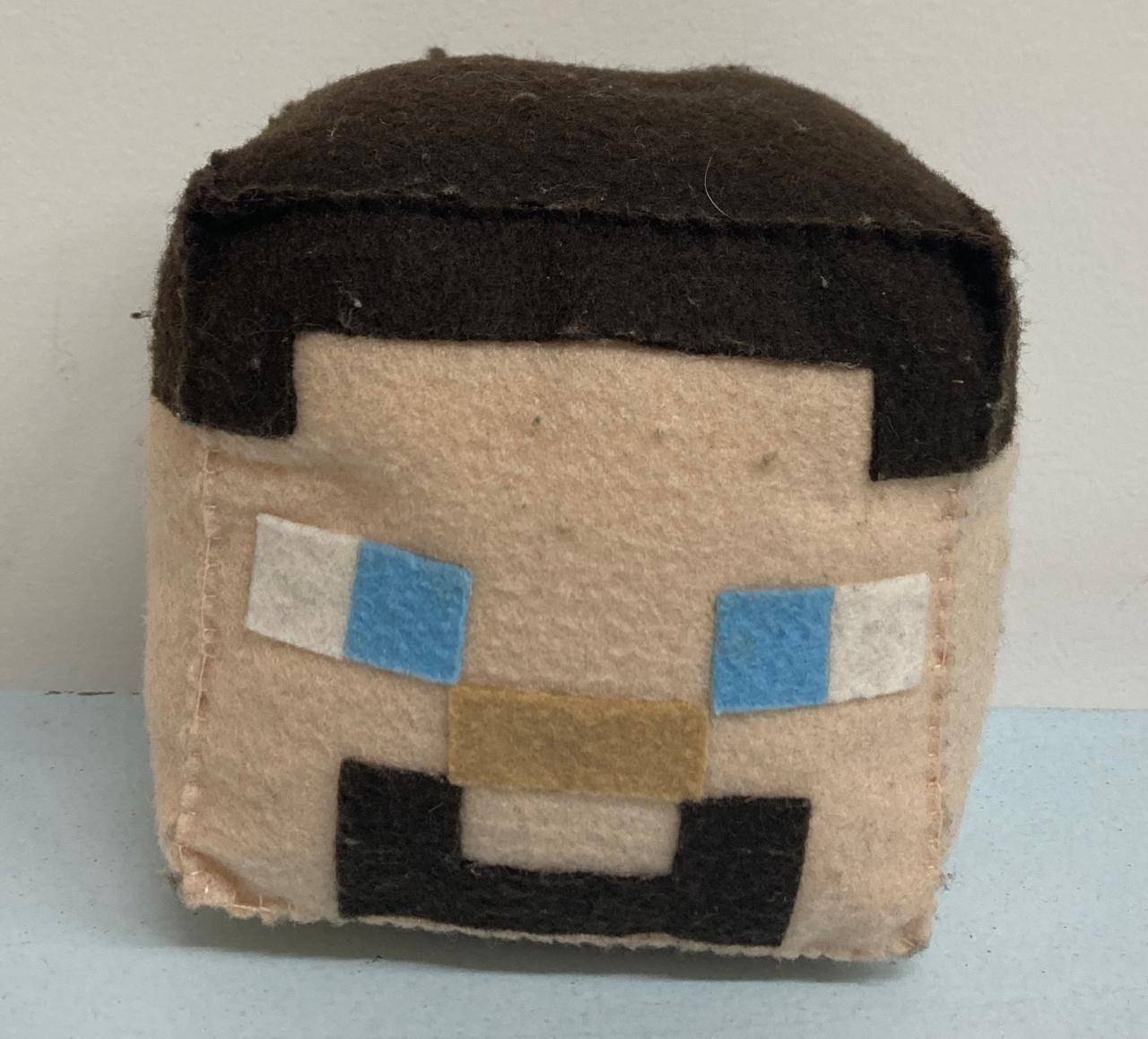 Cabeça Menino Minecraft Feltro