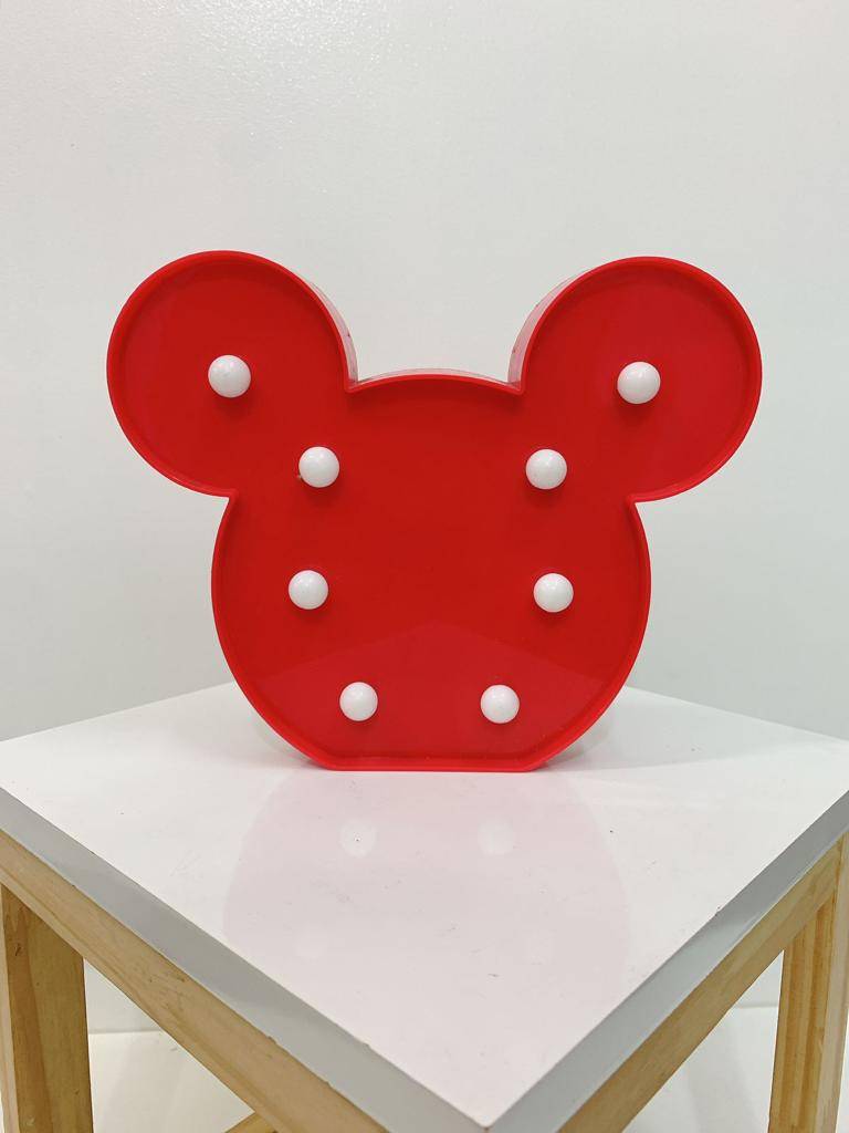 Minnie Cabeça Vermelha Led