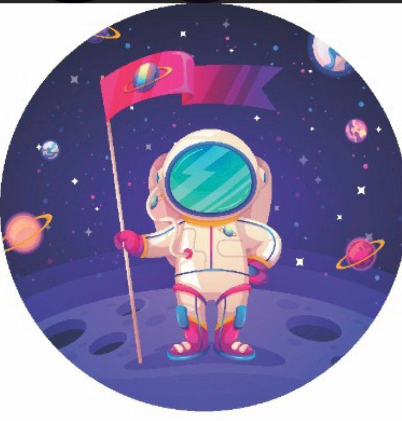 Painel Astronauta Menina