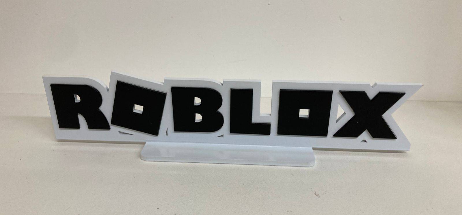 Display Roblox Letreiro MDF