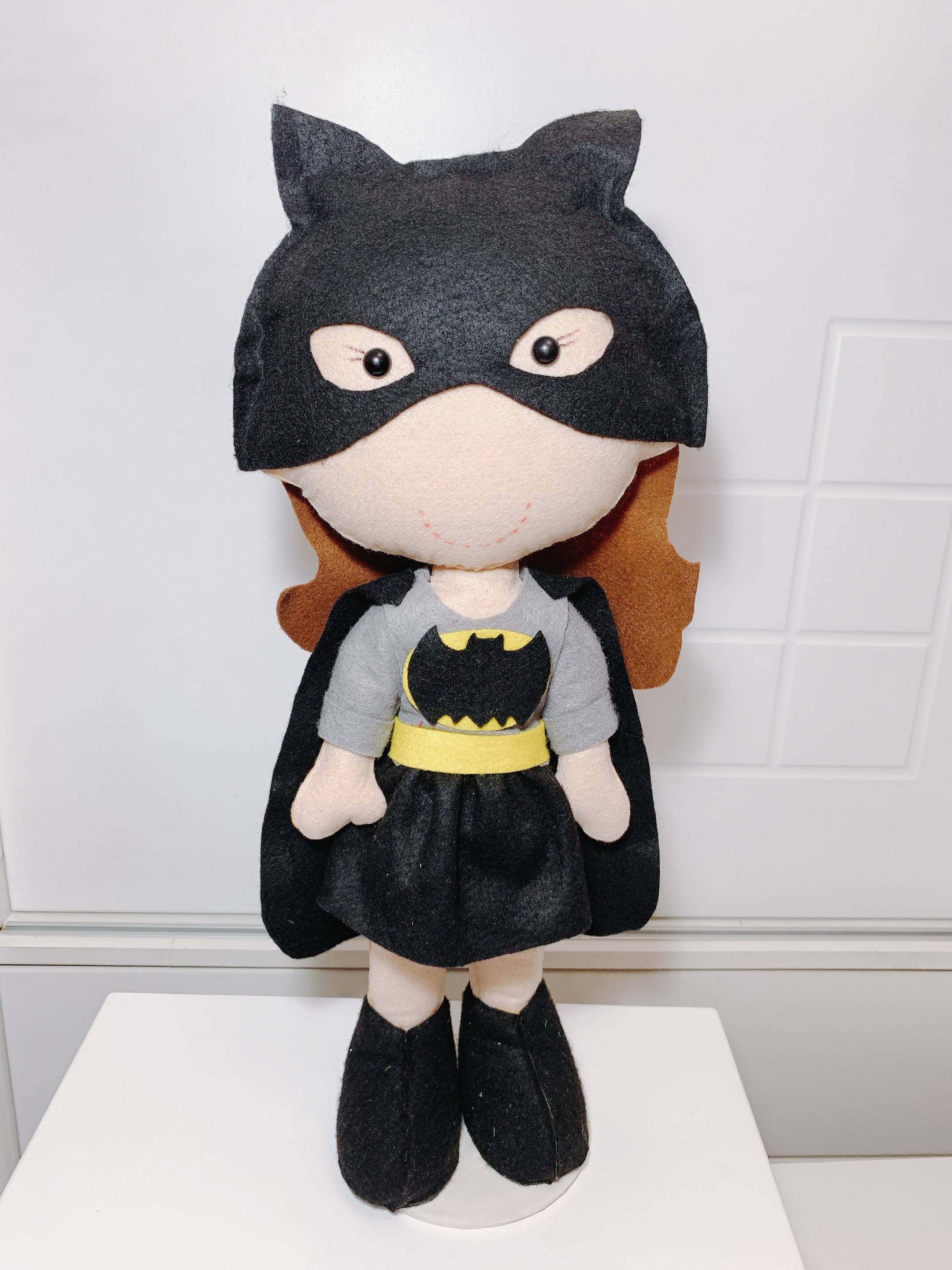 Boneca Bat Girl Feltro