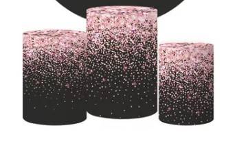 Cilindro Rose Gold com Preto