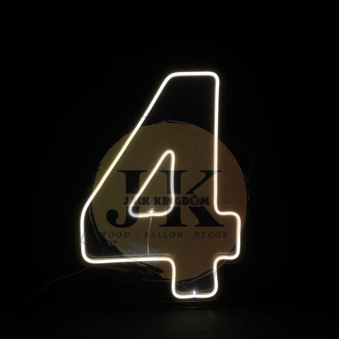 Número 4 LED