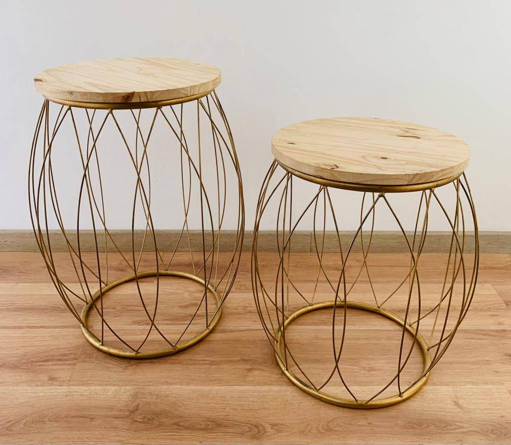 Cilindro Garden Dourado G