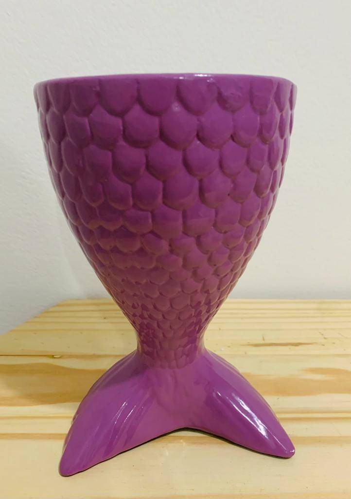 Vaso Rabo Sereia Lilás