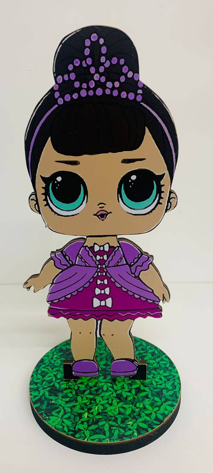 Display Vestido Violeta MDF