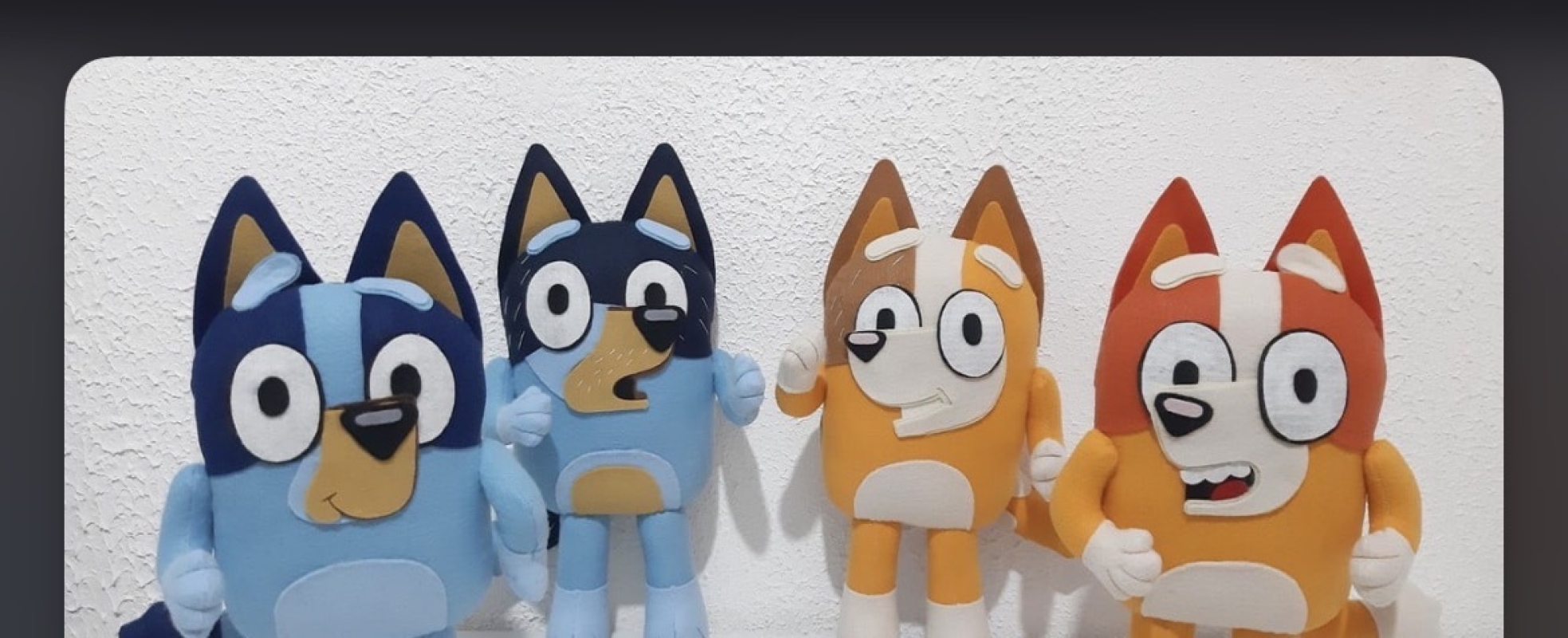 Kit feltro Bluey e Familia