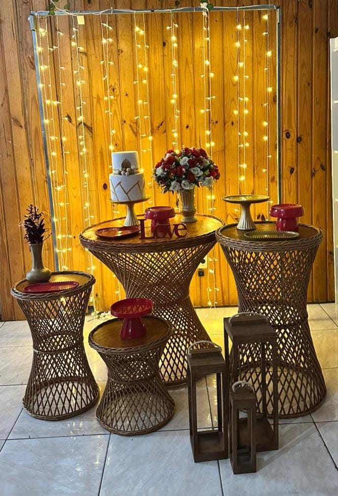 CASAMENTO VERMELHO E DOURADO