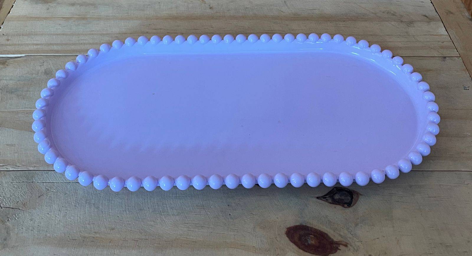 BANDEJA OVAL LILAS
